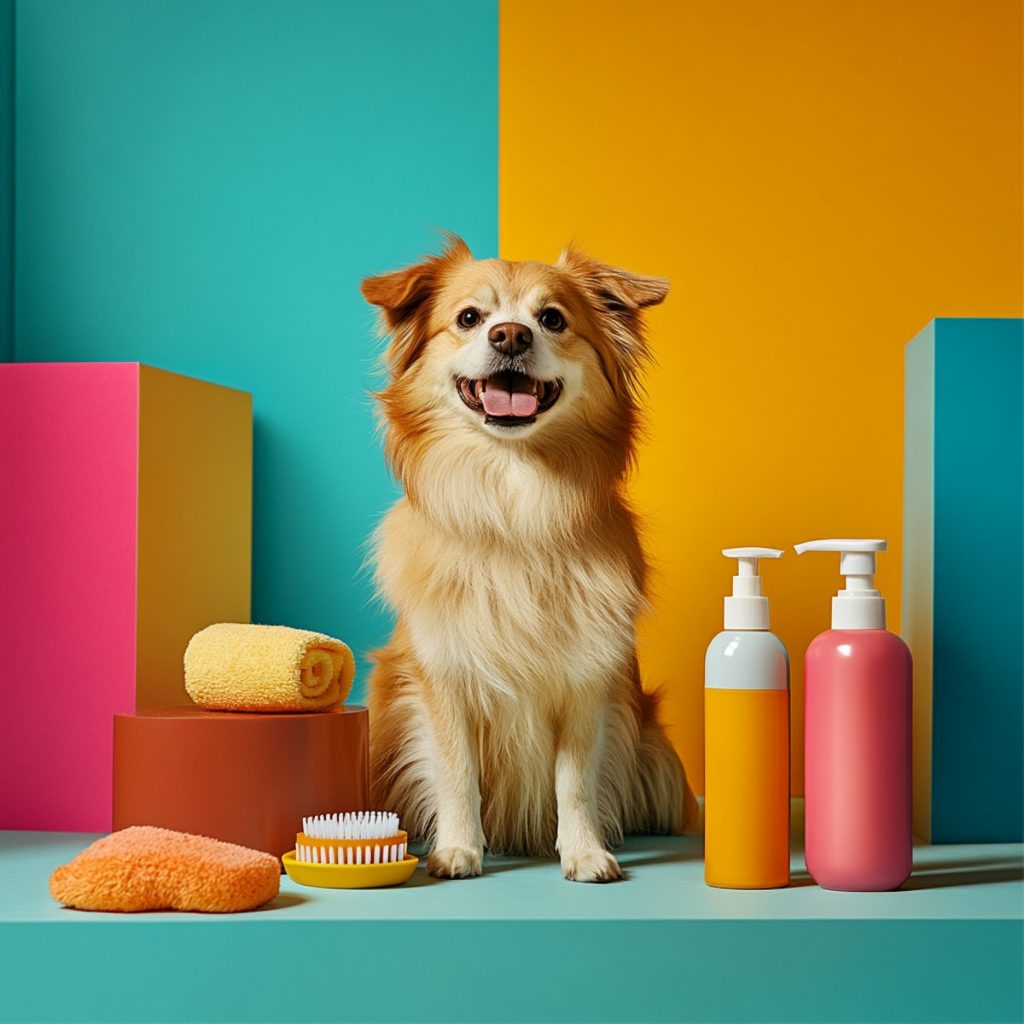 Cheerful Fluffy Dog